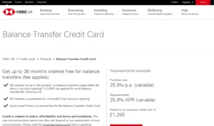 HSBC Balance Transfer