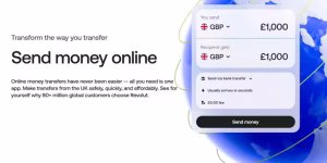 Revolut app showing the Payments option in the bottom navigation menu