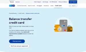 TSB Platinum Balance Transfer Credit Card