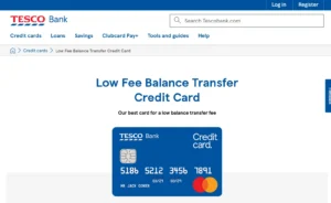 Tesco Bank Low Fee Balance Transfer